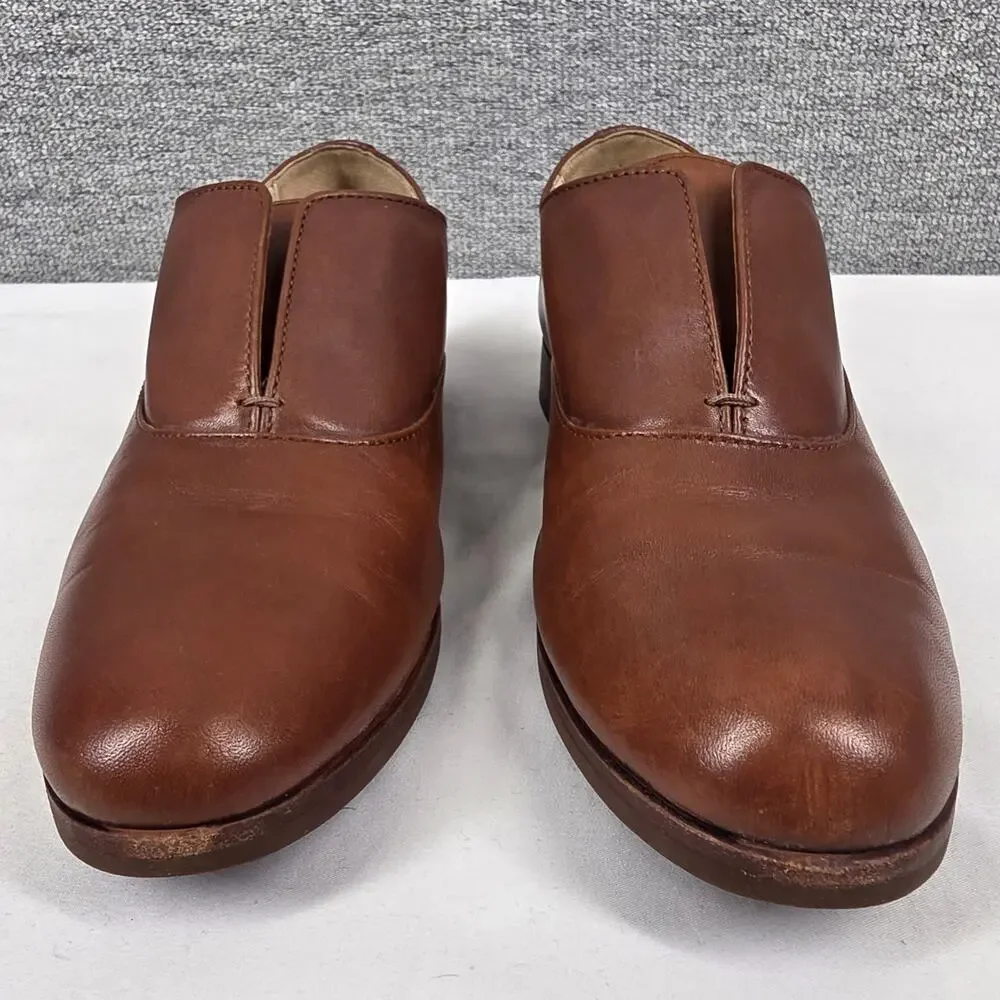 COLE HAAN WOMENS GRAND.OS BROWN LEATHER SLIP-ON LOAFER STYLE WO1107 SIZE 7